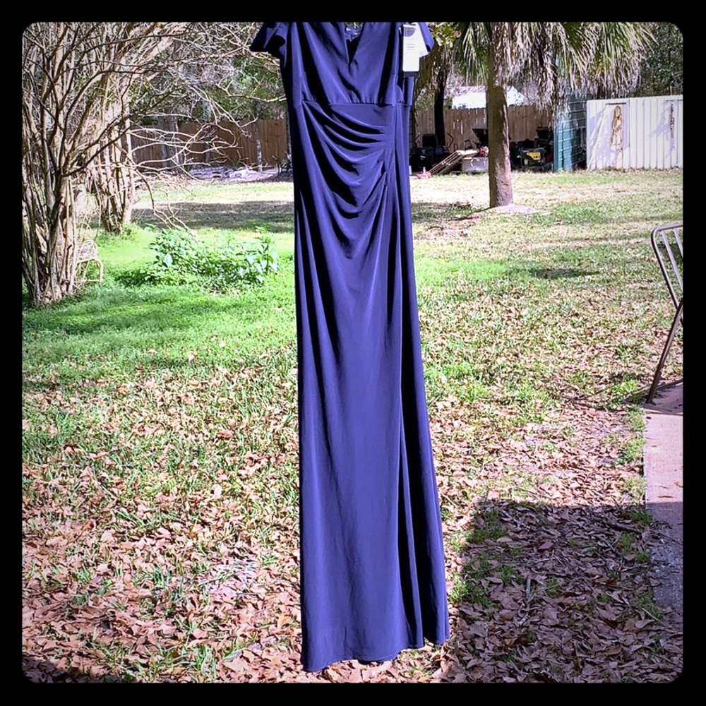 Navy Blue XSCAPE DRESS